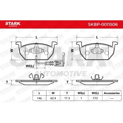 Bremsbeläge Satz Stark SKBP-0011506 SKBP-0011506 - foto 3