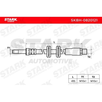 Bremsschlauch Stark SKBH-0820121 SKBH-0820121 - foto 3