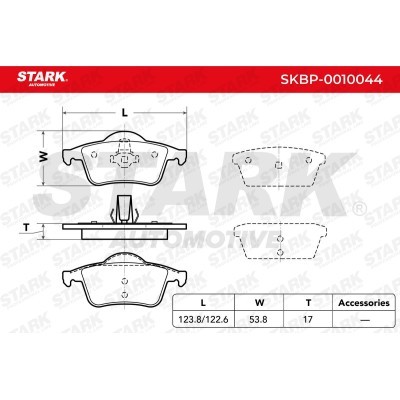 Bremsbeläge Satz Stark SKBP-0010044 SKBP-0010044 - foto 4