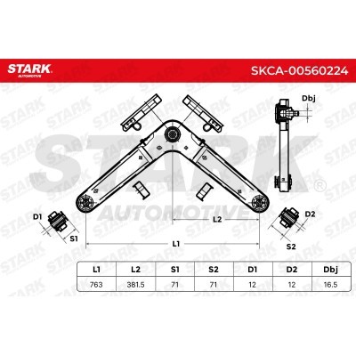 Querlenker Stark SKCA-00560224 SKCA-00560224 - foto 3
