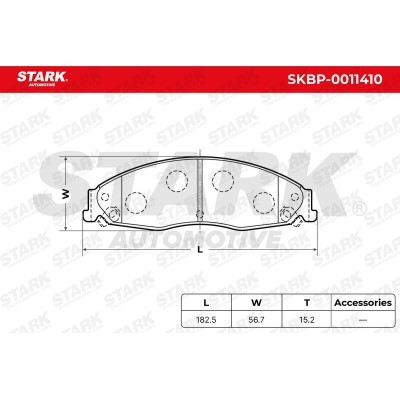 Bremsbeläge Satz Stark SKBP-0011410 SKBP-0011410 - foto 4