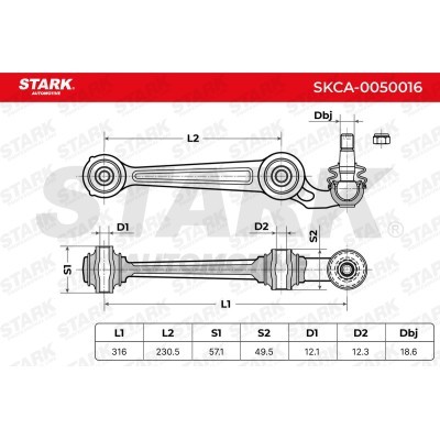 Querlenker Stark SKCA-0050016 SKCA-0050016 - foto 4