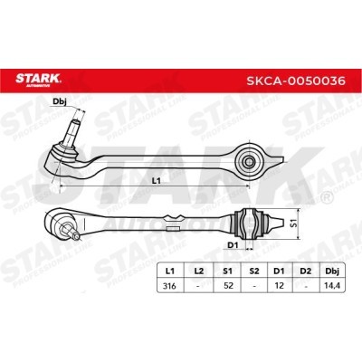 Querlenker Stark SKCA-0050036 SKCA-0050036 - foto 3