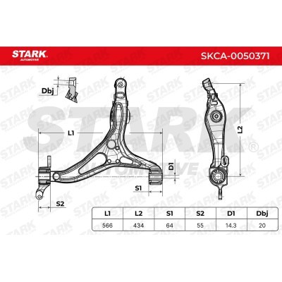 Querlenker Stark SKCA-0050371 SKCA-0050371 - foto 3