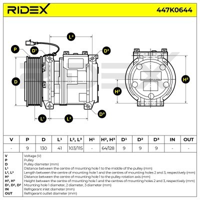 Kompressor, Klimaanlage MERCEDES-BENZ 447K0656 - foto 5