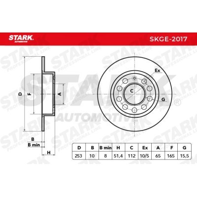 Bremsscheibe Stark SKGE-2017 SKGE-2017 - foto 10