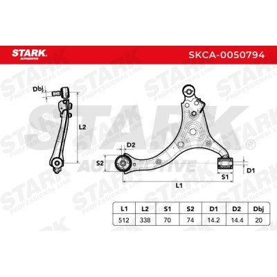 Querlenker Stark SKCA-0050794 SKCA-0050794 - foto 7