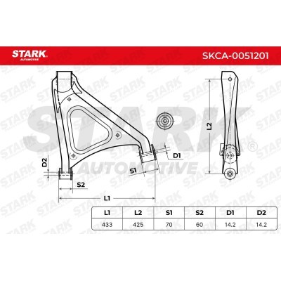 Querlenker Stark SKCA-0051201 SKCA-0051201 - foto 6