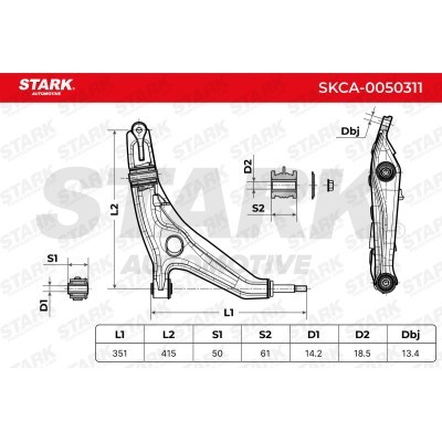 Querlenker Stark SKCA-0050311 SKCA-0050311 - foto 3