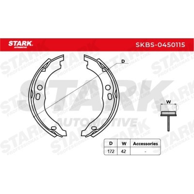 Bremsbeläge Satz Stark SKBS-0450115 SKBS-0450115 - foto 4