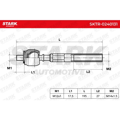 Lenkstange Stark SKTR-0240131 SKTR-0240131 - foto 6