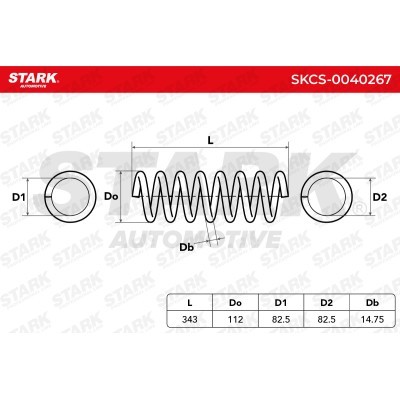 Fahrwerksfeder Stark SKCS-0040267 SKCS-0040267 - foto 6