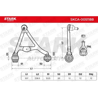 Querlenker Stark SKCA-0051188 SKCA-0051188 - foto 3