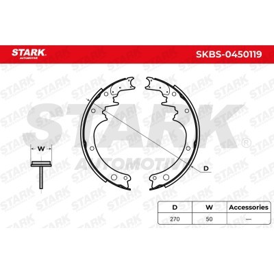 Bremsbeläge Satz Stark SKBS-0450119 SKBS-0450119 - foto 6