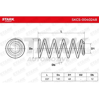 Fahrwerksfeder Stark SKCS-0040248 SKCS-0040248 - foto 6