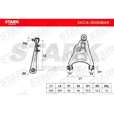 Querlenker Stark SKCA-0050849 SKCA-0050849 - foto 6