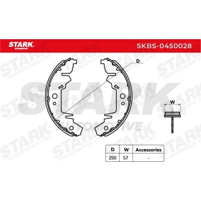 Bremsbeläge Satz Stark SKBS-0450028 SKBS-0450028 - foto 4