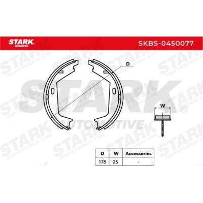 Bremsbeläge Satz Stark SKBS-0450077 SKBS-0450077 - foto 6