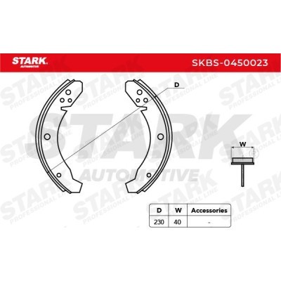 Bremsbeläge Satz Stark SKBS-0450023 SKBS-0450023 - foto 4