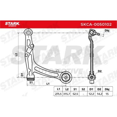 Querlenker Stark SKCA-0050102 SKCA-0050102 - foto 4