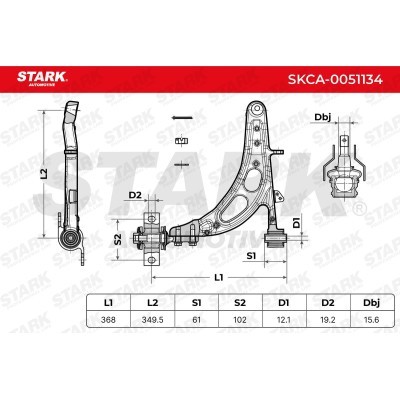Querlenker Stark SKCA-0051134 SKCA-0051134 - foto 6