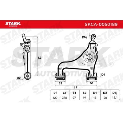 Querlenker Stark SKCA-0050189 SKCA-0050189 - foto 4