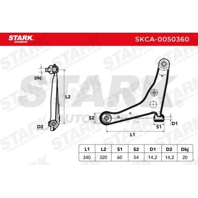 Querlenker Stark SKCA-0050360 SKCA-0050360 - foto 3