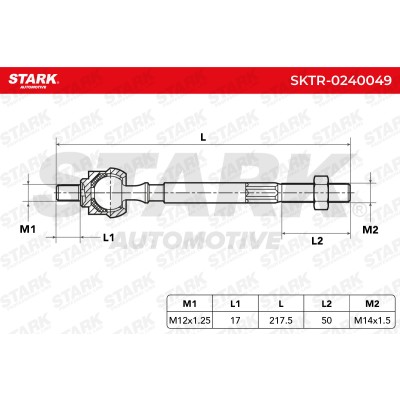 Lenkstange Stark SKTR-0240049 SKTR-0240049 - foto 6