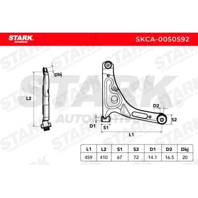 Querlenker Stark SKCA-0050592 SKCA-0050592 - foto 7