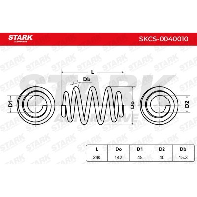 Fahrwerksfeder Stark SKCS-0040010 SKCS-0040010 - foto 6