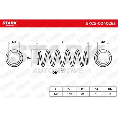 Fahrwerksfeder Stark SKCS-0040263 SKCS-0040263 - foto 6