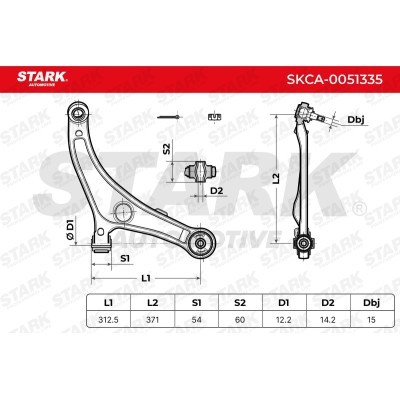 Querlenker Stark SKCA-0051335 SKCA-0051335 - foto 5
