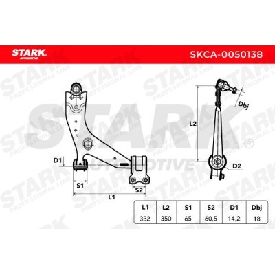 Querlenker Stark SKCA-0050138 SKCA-0050138 - foto 4