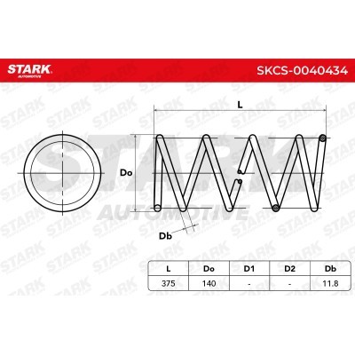 Fahrwerksfeder Stark SKCS-0040434 SKCS-0040434 - foto 4
