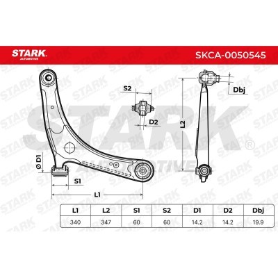 Querlenker Stark SKCA-0050545 SKCA-0050545 - foto 9