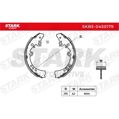 Bremsbeläge Satz Stark SKBS-0450179 SKBS-0450179 - foto 5
