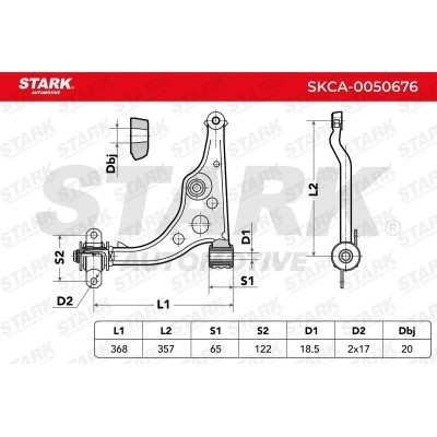 Querlenker Stark SKCA-0050676 SKCA-0050676 - foto 5