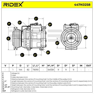 Kompressor, Klimaanlage TOYOTA LAND CRUISER 447K0258 - foto 5