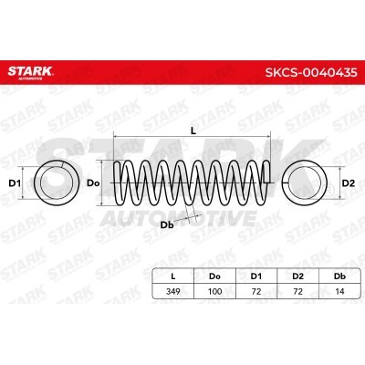 Fahrwerksfeder Stark SKCS-0040435 SKCS-0040435 - foto 5