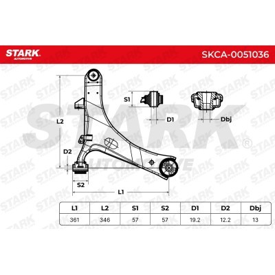 Querlenker Stark SKCA-0051036 SKCA-0051036 - foto 3