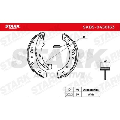 Bremsbeläge Satz Stark SKBS-0450163 SKBS-0450163 - foto 5