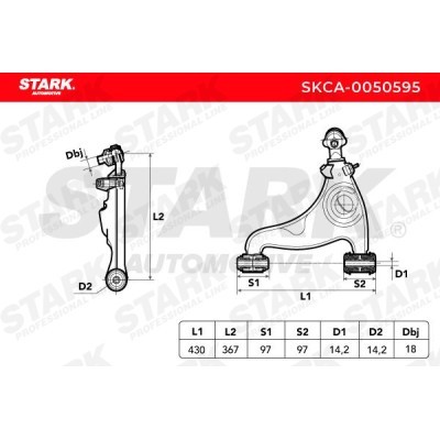 Querlenker Stark SKCA-0050595 SKCA-0050595 - foto 3