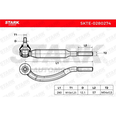 Spurstangenkopf Stark SKTE-0280274 SKTE-0280274 - foto 5