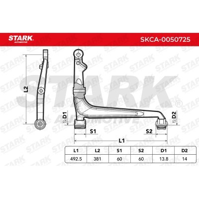 Querlenker Stark SKCA-0050725 SKCA-0050725 - foto 7