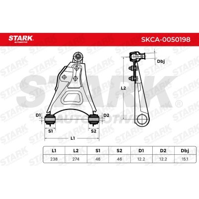 Querlenker Stark SKCA-0050198 SKCA-0050198 - foto 3