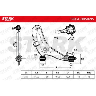 Querlenker Stark SKCA-0050215 SKCA-0050215 - foto 3