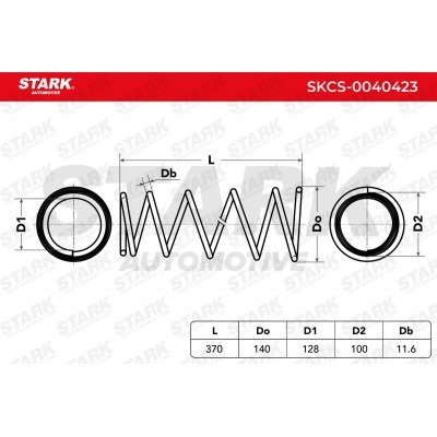 Fahrwerksfeder Stark SKCS-0040423 SKCS-0040423 - foto 5