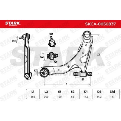 Querlenker Stark SKCA-0050837 SKCA-0050837 - foto 6