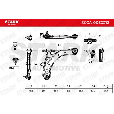 Querlenker Stark SKCA-0050212 SKCA-0050212 - foto 3