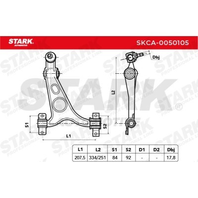Querlenker Stark SKCA-0050105 SKCA-0050105 - foto 4
